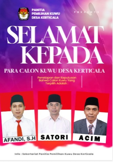 Penetapan Calon Kuwu Desa Kerticala